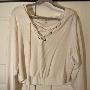 Express crop hoodie